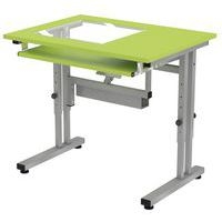 Poste écran sous vitre Mini réglable mélaminé - Image principale