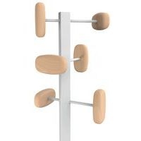 Portemanteau Sherwood 6 patères Bois et Blanc - Image 4