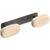 Patère murale à fixer - Sherwood - 2 patères - Bi-matière - Image principale