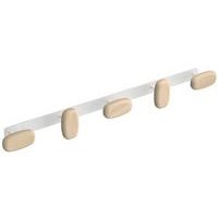 Patère murale à fixer - Sherwood - 5 patères - Bi-matière - Image 2