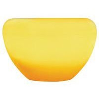 2 jardinières extérieures Scoop light - jaune - Image principale