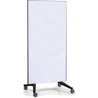 Tableau en verre mobile 90x175cm blanc Verre de sécurité - Image principale