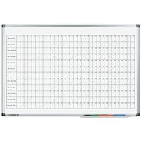PREMIUM planning annuel horizontal 60x90cm Acier laqué - Image principale