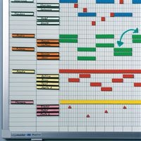 PROFESSIONAL planning annuel 12 mois 50x150cm Émail - Image 2