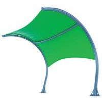 Abri bancs toile vert anis - Image principale