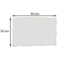 100 Etiquettes magnétiques prédécoupées Larg : 80 mm Haut : 30 mm - Image 3