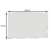 100 Etiquettes magnétiques prédécoupées Larg : 100 mm Haut : 30 mm - Image 3