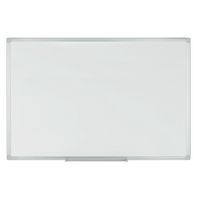 Tableau simple émaillé blanc cadre acier - 60 x 90 cm - Image principale