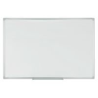 Tableau simple émaillé blanc cadre acier - 100 x 150 cm - Image principale