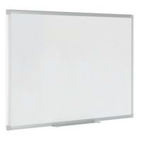 Tableau simple émaillé blanc cadre acier - 100 x 150 cm - Image 3