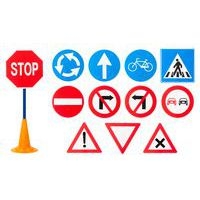 Set 12 panneaux routiers géants - Image principale