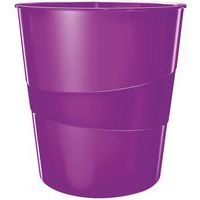 Lot de 6 Corbeille à papier Leitz WOW Violet - Image principale