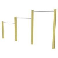 Barres fixes 3 hauteurs jambes de scellement - Image principale