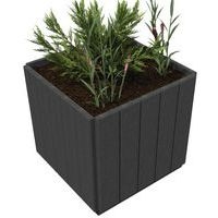 Jardinière Canopée carrée plastique recyclé Espace Urbain - Image 3