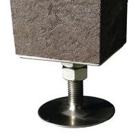 Pied réglable inox pour jardinière Avenue et Versailles - Image principale