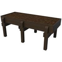 Jardin surélevé 6 pieds 240 x 110 cm - marron - Image principale