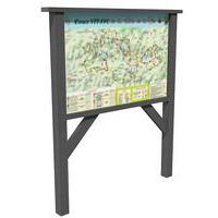 Panneau d'information 180x240 cm - gris - Image principale