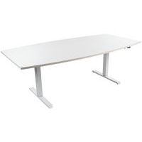 Table réglable en hauteur forme tonneau Oréa 1 moteur - Manutan Expert - Image 6
