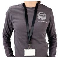 Tour de cou badge recyclé avec mousqueton - Avery (Lot de 10) - Image 4