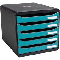 Module de classement à 5 tiroirs Big Box Plus Skandi - Bleu - Image 5