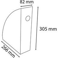 Porte-revues Mag-cube Skandi - Rose - Lot de 6 - Image 2