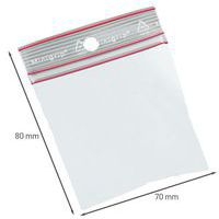 500 sacs plastique Minigrip 100 std Larg: 70 mm x Ht: 80 mm - Image 3