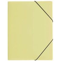 Lot de 6 Chemise à élastique, A4, en PP, jaune - Image principale