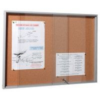 Vitrine fond liège porte coulissante Millénium Planorga - Image principale