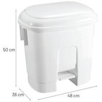 Poubelle à pédale derby - 30 l - Image 3