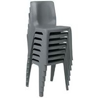 Chaise empilable Denver, M2, anthracite - Image 2