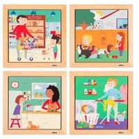 Puzzle pour tout-petits - ensemble de 4 - Image principale