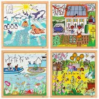 Puzzles sur la nature et le climat - ensemble de 4 - Image principale