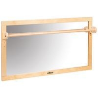 Miroir pour bébé / tout-petit avec barre en bois - Image principale