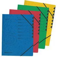 Lot de 6 Trieur easyorga, A4, carton, 7 compartiments, jaune - Image principale