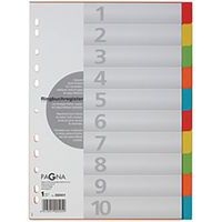 Set de 12 Carton-registre, format A4, 10 pièces, 5 couleurs - Image principale