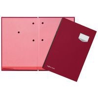 Lot de 6 Parapheur "DE LUXE", A4, 20 compartiments, rouge - Image principale