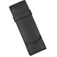 Lot de 6 Etui pour stylos, pour 2 stylos, cuir, noir - Image principale