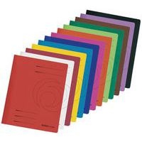 Lot de 12 Chemise à lamelles easyorga, carte lustrée, bleu - Image principale