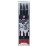 Set de 6 Stylo feutre PIGMA PEN, étui de 3, noir - Image principale