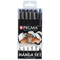 Set de 6 Kit Manga PIGMA, étui de 6 - Image principale
