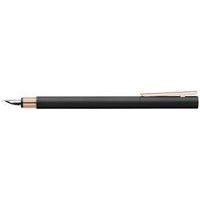 Stylo plume NEO Slim métal, noir/rose, M - Image principale