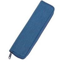 Lot de 6 Etui à stylo, pour 2 stylos, bleu - Image principale