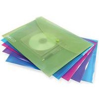 Set de 6 Pochette à document, A4+, PP avec poche à CD/DVD, 5 couleurs - Image principale