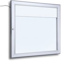 Vitrine verrouillable Led pour 2 menu A4 2 serrures - Image principale