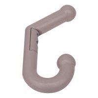 Patère double Parkid - pièce de fixation - vis CHC - taupe - Image principale