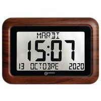 Horloge grand affichage aspect bois - Image principale