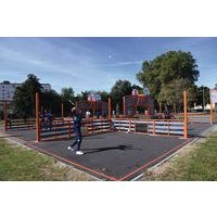 Espace multisports Pitch'One R9XL à 9 aires - 32 x 29,80 m - peint - Image 5