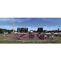 Espace multisports Pitch'One R9XL à 9 aires - 32 x 29,80 m - peint - Image 6