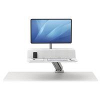 Station assis-debout Lotus rt simple - blanc - Image 3