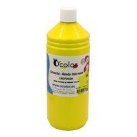 Flacon de 1L de gouache O'color - Jaune - Image principale